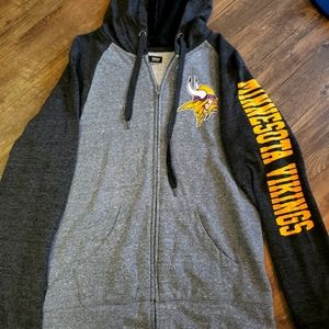 Women's Vikings zip up sweatshirt